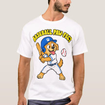 Süßer Hund spielt Baseball - Paw-fekt lustiger Spo
