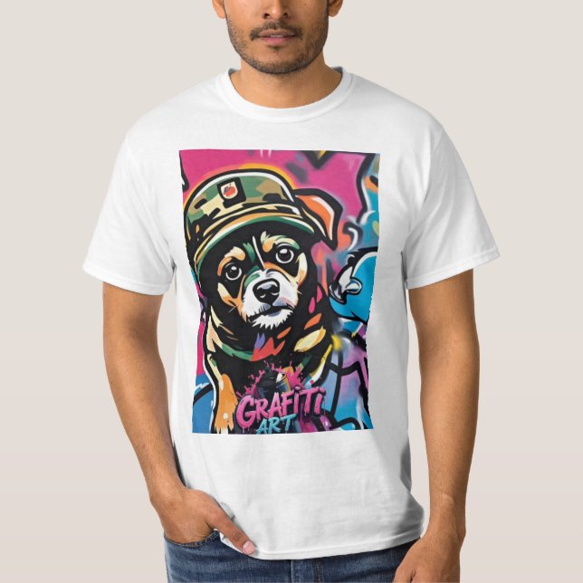 Süßer Hund T-Shirt (Vorderseite)