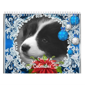Süßer Hund Welpe bis zum Erwachsenenalter Weihnach Kalender