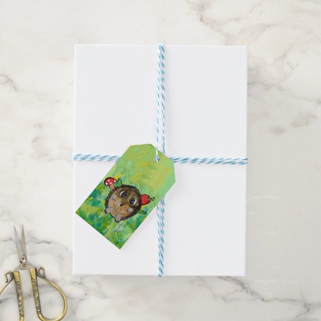 Süßer Igel Geschenkanhänger (Mit Garn)