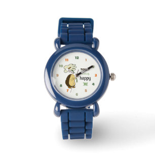 Süßer Igel mit Blume Armbanduhr