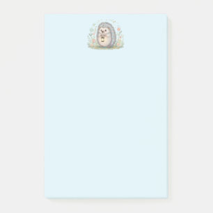 Süßer Igel mit Laterne Post-it Klebezettel