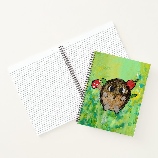 Süßer Igel Notizbuch (Innenseite)