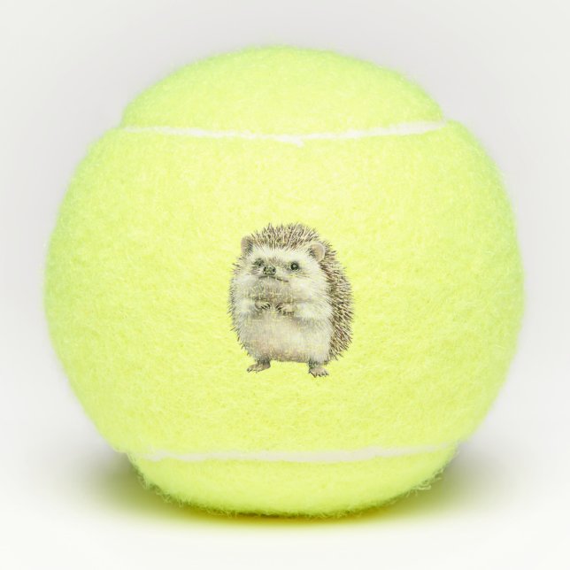 Süßer Igel Tennisbälle (Vorderseite)
