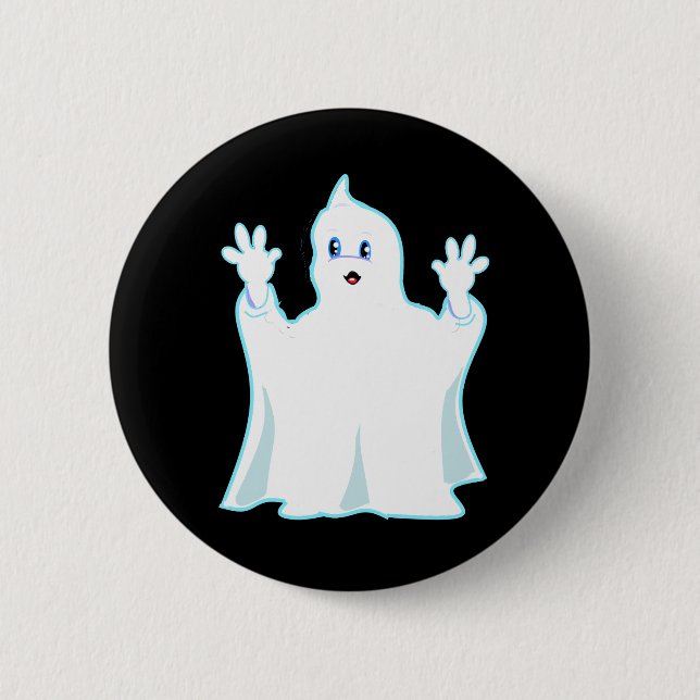 Süßer Ingwer-Geist Button (Vorderseite)