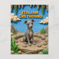 Süßer Italienischer Windhund-Welpe, Babyhund
