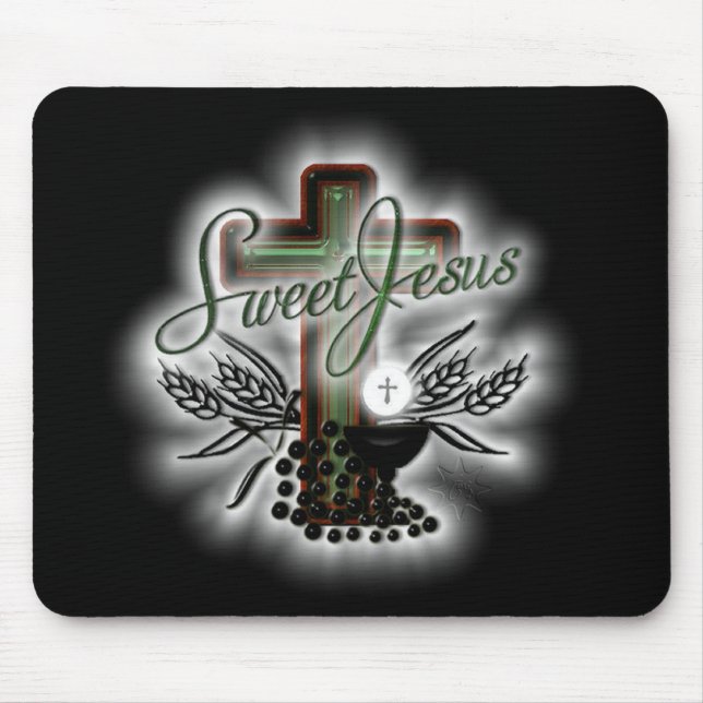 Süßer Jesus Mousepad (Vorne)