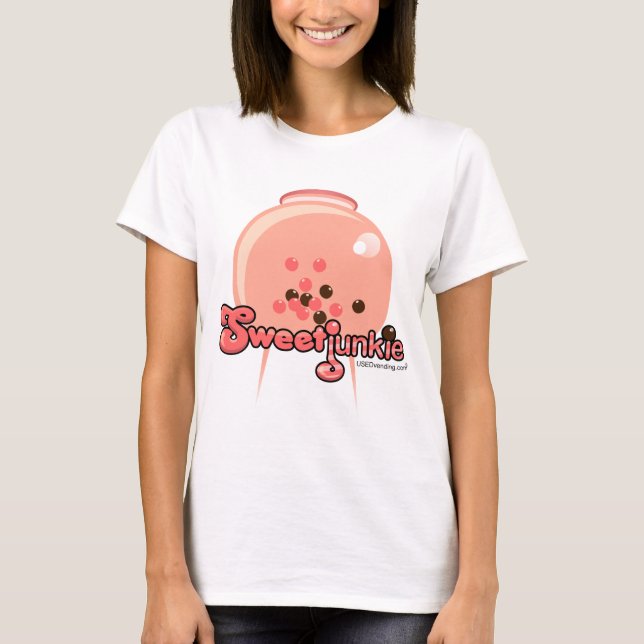 Süßer Junkie - Süßigkeits-Liebhaber-T - Shirt (Vorderseite)