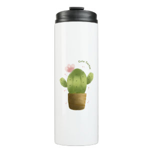 Süßer Kaktus-Reisebecher – Kawaii-Sukkulententasse Thermosbecher