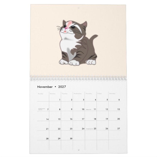 Süßer Kalender für Kinder (Nov 2027)