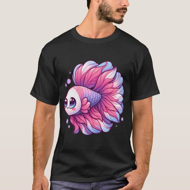 Süßer Kampffisch T-Shirt (Vorderseite)
