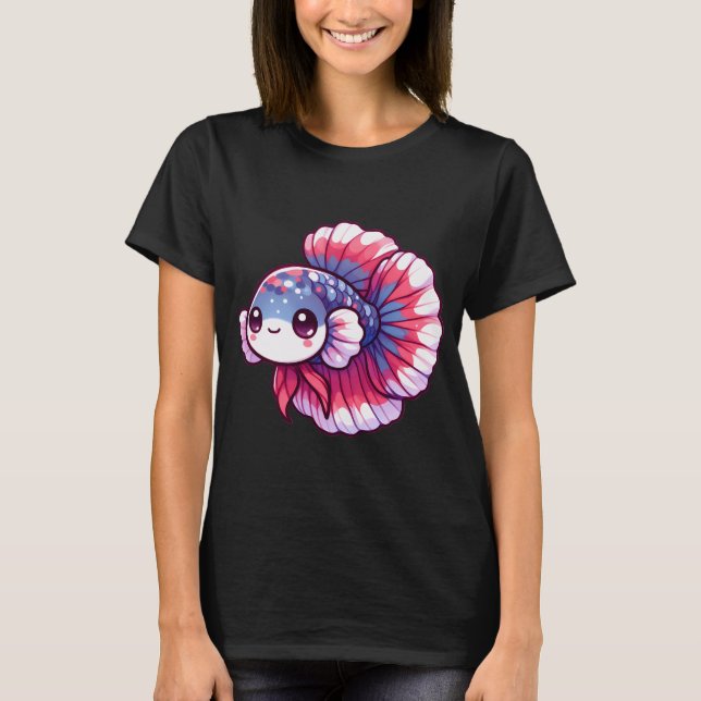 Süßer Kampffisch T-Shirt (Vorderseite)