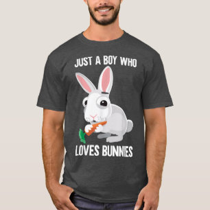 Süßer Kaninchenliebhaber Jungen Kleinkind Nur Ein T-Shirt