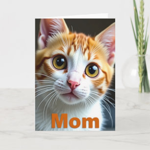 Süßer Katzen-Mutter-Tag-Grußkarte Karte
