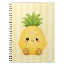 Süßer Kawaii-Ananas-Notizblock