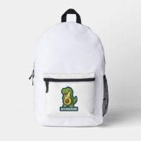 Süßer Kawaii Avocadosaurus Dinosaur Lustiger Wortw