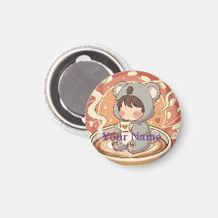 Süßer Kawaii Chibi Koala Kühlschrankmagnet