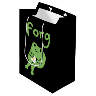 Süßer Kawaii-Froschkuchen-Meme Süße Ästhetik Forg Mittlere Geschenktüte
