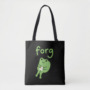 Süßer Kawaii-Froschkuchen-Meme Süße Ästhetik Forg Tasche