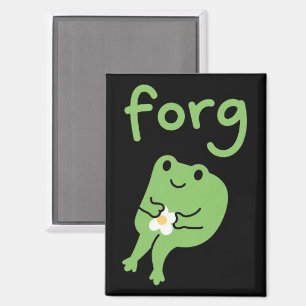 Süßer Kawaii-Froschkuchen-Meme Süße Ästhetik Verg  Magnet