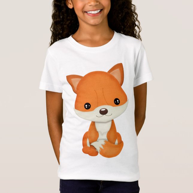 : Süßer Kawaii Fuchs  T-Shirt (Vorderseite)