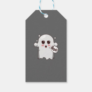 Süßer Kawaii-Geist sagt Boo - Bezauberndes Hallowe Geschenkanhänger