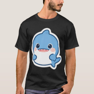 Süßer Kawaii-Hai, liebenswerter Ozean-Freund T-Shirt