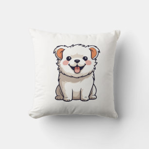 Süßer Kawaii-Hunde-Aufkleber - Bezaubernder Cartoo Kissen