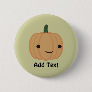 Süßer kawaii Kürbis Button