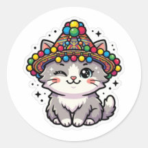 Süßer Kawaii Marokkanischer Amazigh Katzen-Wollmüt