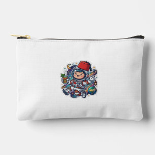 Süßer Kawaii-Marokkanischer Astronaut Minztee Fez- Zubehörtasche