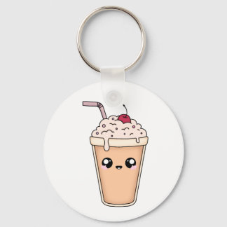 Süßer Kawaii-Milchshake-Schlüsselanhänger – Lustig Schlüsselanhänger