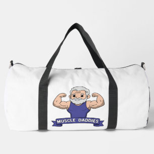 Süßer Kawaii-Muskel-Daddy bärtiger Bodybuilder Duffle Bag
