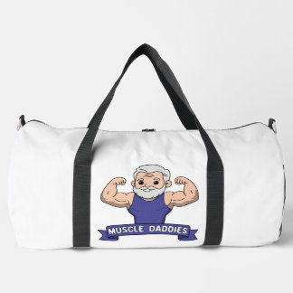 Süßer Kawaii-Muskel-Daddy bärtiger Bodybuilder Duffle Bag