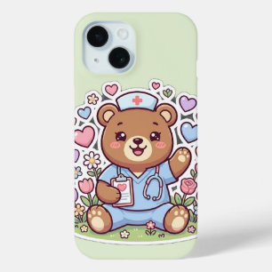 Süßer Kawaii-Nurse-Teddybär-Healthcare-iPhone  Case-Mate iPhone Hülle