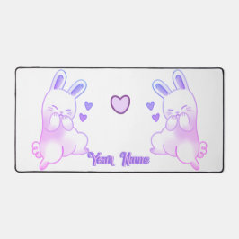 Süßer Kawaii Pastelllila Benutzerdefinierter Farbv Schreibtischunterlage