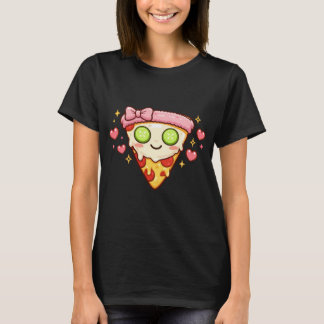 Süßer Kawaii-Pizza-Selbstpflege-Spa-Tag | Mädchenh T-Shirt