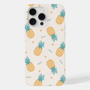 Süßer Kawaii Sommer Ananas Muster iPhone 15 Pro Max Hülle