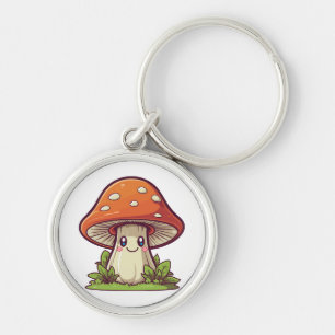 Süßer Kawaii-Stil, Pilzesuche Schlüsselanhänger