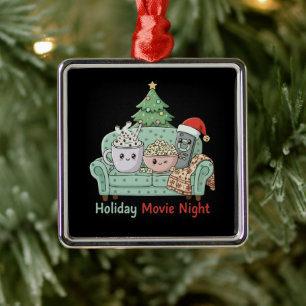 Süßer Kawaii Weihnachtsfilm Abend Gemütliche Fei Ornament Aus Metall