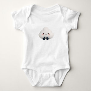 Süßer Kawaii-Wolken-Baby-Body Baby Strampler