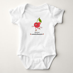 Süßer Kirschcharakter mit Pfeifen - Geliebt von Al Baby Strampler