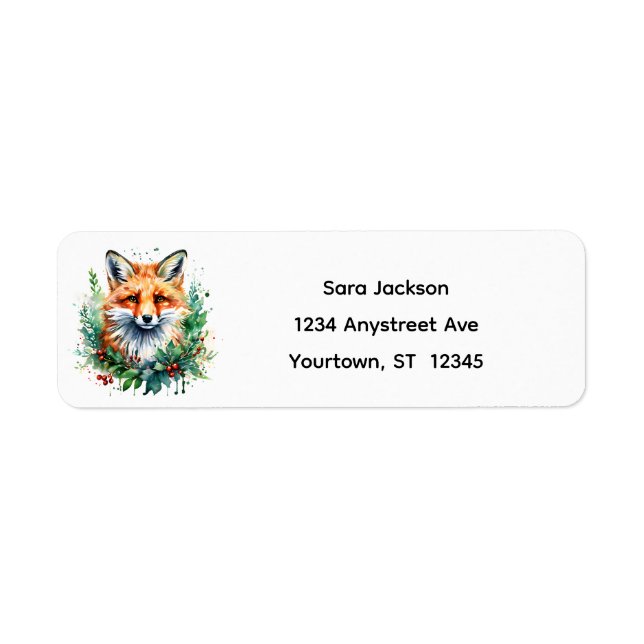 Süßer kleiner Fuchs zu Weihnachten (Vorne)