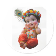 Süßer kleiner Krishna traditioneller indischer Kun