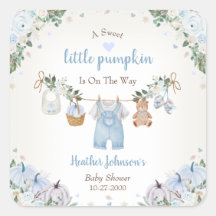 Süßer Kleiner Kürbis Herbst-Baby-Party