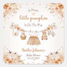 Süßer Kleiner Kürbis Herbst-Baby-Party