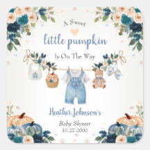 Süßer Kleiner Kürbis Herbst-Baby-Party