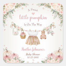 Süßer Kleiner Kürbis Herbst-Baby-Party