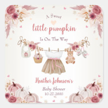 Süßer Kleiner Kürbis Herbst-Baby-Party