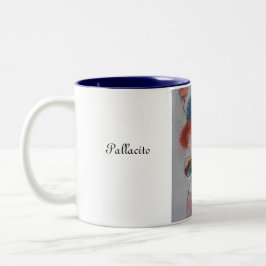 Süßer kleiner Pallacito-Becher Zweifarbige Tasse